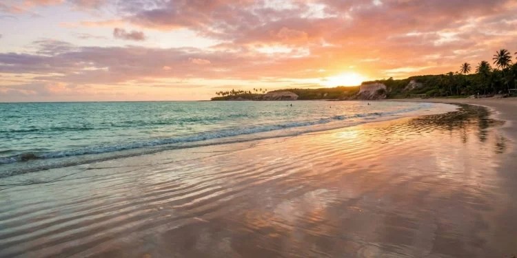 João Pessoa beach at sunrise